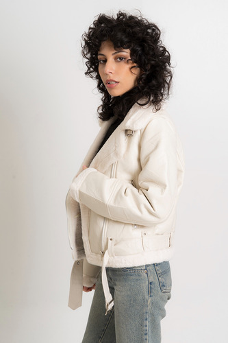 Campera Gamulan Ecocuero Importada Premium I Am