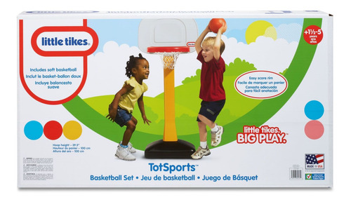 Imagen 3 de 4 de Aro De Basquetbol No Ajustable Little Tikes.