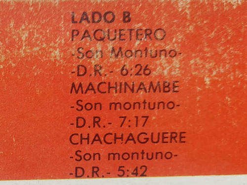 Chocolate Armenteros. Y Sigo Con Mi Son. Disco Lp 1981 (Usado)