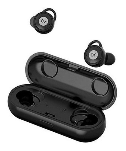 Fone De Ouvido Bluetooth Blacksound Com Case 0514 Bright Cor Preto