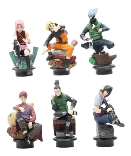 comprar Naruto 8 Cm Set Completo De 6 Pcs Itachi\u002Fsasuke\u002Fkakashi