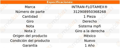 Sensor Tps Ford F-150 L6 4.9l 88/95 Intran-flotamex