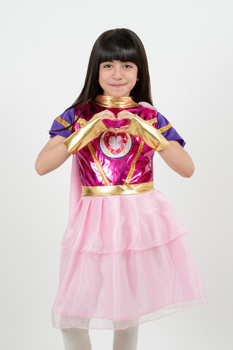 Disfraz Luli Pampin Vestido, Cosplay Organza Halloween Tutu Rosa 12