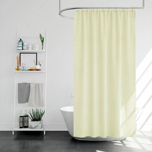Cortina Baño Ducha Diseño Puntas De Diamante En Poliéster
