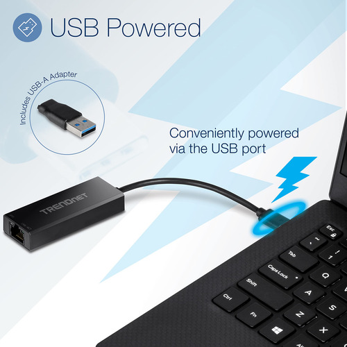 Adaptador Ethernet Trendnet Usb-c 3.1 A 2.5gbase-t Tuc-et2g