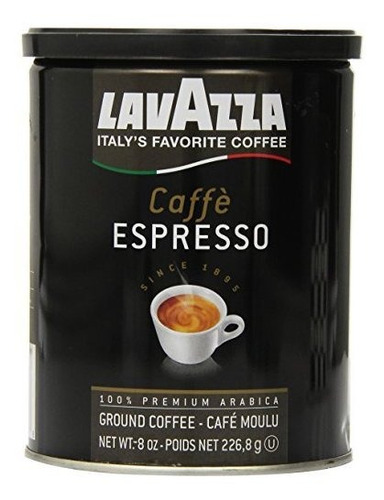 Café Molido Lavazza Caffe Espresso, 8 Oz (pack De 3)