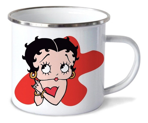 Taza Betty Boop Red De Peltre (10oz=300ml)