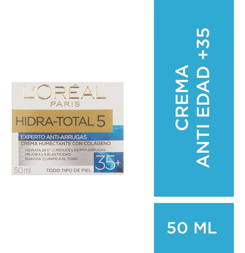 Crema Experto Antiarrugas +35 Loréal Paris Hidra Total 50 Ml