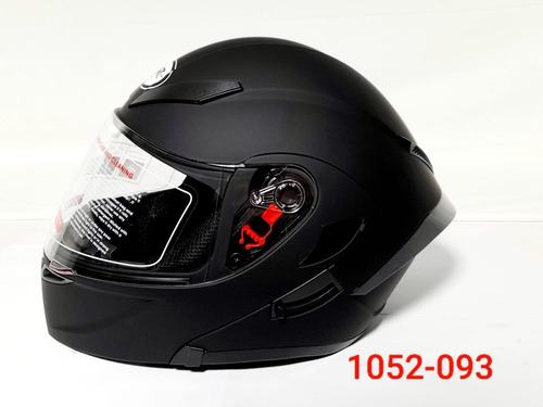 Imagen 1 de 1 de Casco Abatible Negro Certificado