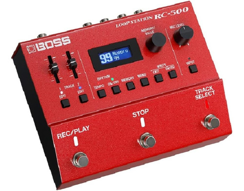 Boss Rc-500 Loop Station, Unidad De Doble Pista Con 32...