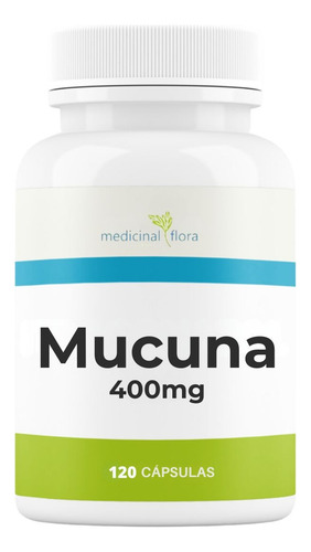 Mucuna Puriens 400mg 120 Cáps Antioxidan Antiinfla Diurético Sabor Without Flavor