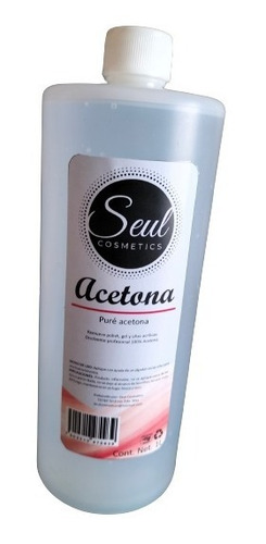 Acetona Pura Seul 2 Litros Profesional