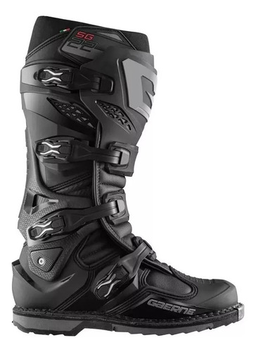 Bota Gaerne Cross Sg 22 Black Cross Trilha + Oculos Fxm