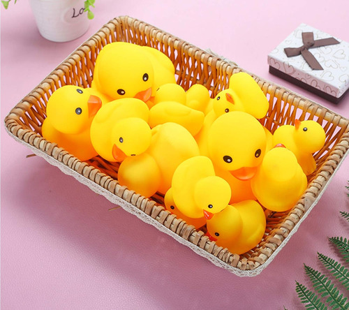 Ahua Juguetes De Pato De Baño, 20 Piezas De Mini Patos De Go