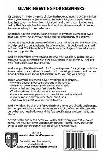 Silver Investing For Beginners Invest In Real Money Today F, De Roberts, John. Editorial Independently Published, Tapa Blanda En Inglés, 2020