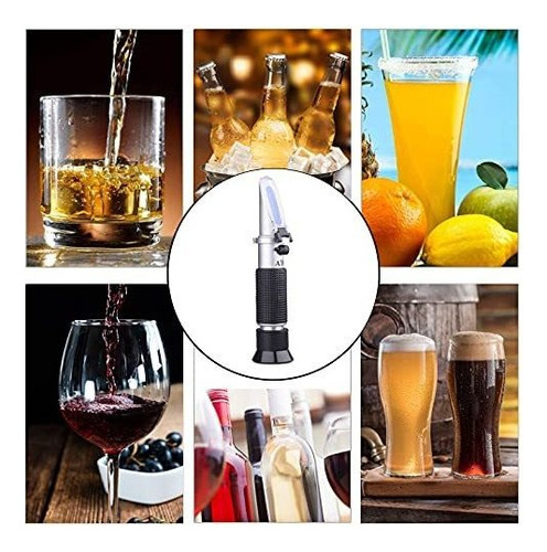 Refractometro Digital De Mano Para Cerveza Y Vino