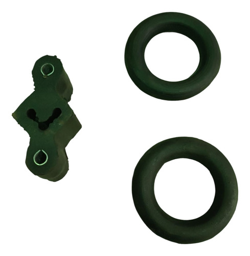 Kit X 3 Soportes De Goma Caño De Escape Fiat 147