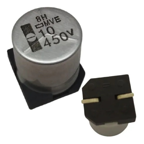 Eletrolítico Smd 10uf 450v - Kit 10 Peças