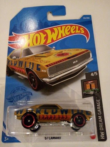 Hot Wheels | 2020 | '67 Camaro Worldwide Dorado (Usado)