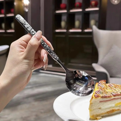 Cuchara De Acero Inoxidable Cucharas De Helado De Postre Con