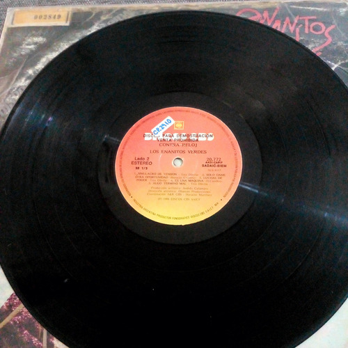 Los Enanitos Verdes - Contrareloj (vinilo, 1986) Ex Edición Limitada