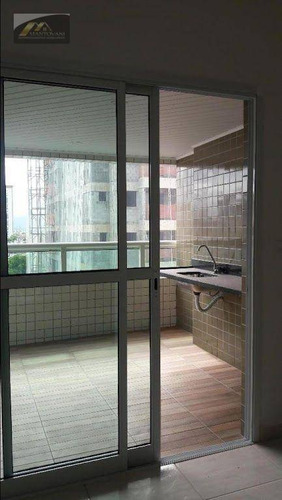 Imagem 28 de 30 de Apartamento Com 3 Dormitórios À Venda, 103 M² Por R$ 500.000,00 - Canto Do Forte - Praia Grande/sp - Ap3016