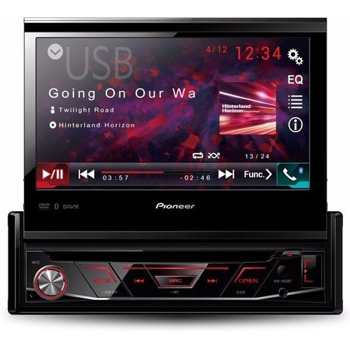 Autoestereo Pioneer Avh-4850bt Bluetooth Cd Dvd Usb iPod