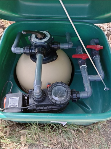 Imagen 7 de 9 de Kit Filtrado Vulcano Pileta Fibra / Hormigón Instalado
