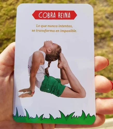 Cartas De Yoga Para Niños Y Grande Con Imágenes Reales