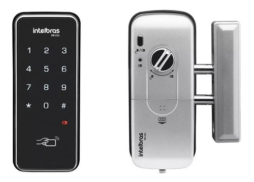 Imagem 2 de 5 de Fechadura Digital Intelbras Fr 201 Senha E Cartão Segurança