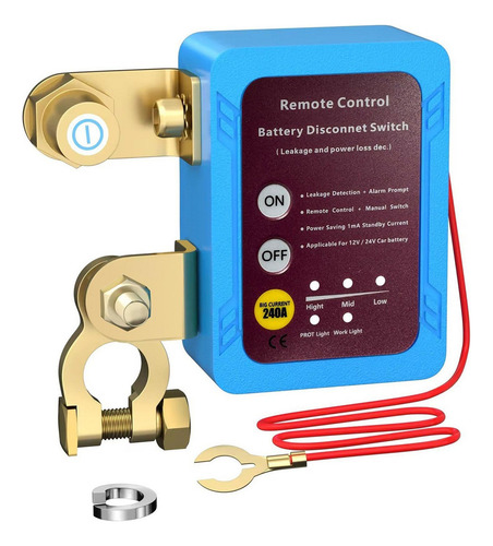 Interruptor De Segurança Antifurto Para Bateria De Carro
