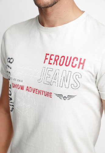 Polera Hombre Virginia Gris Fw 2023 Ferouch