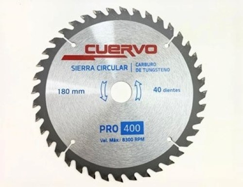 Sierra Circular Cuervo 180mm 40 Dientes