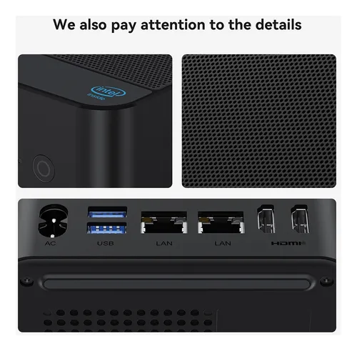 Oumax Max Mini Pc Intel N150 16gb 500gb Dual 1000m Lan Bt5.0