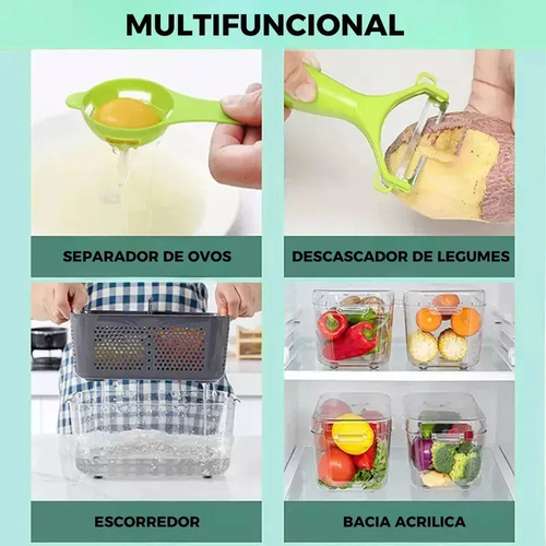 Ralador Cortador Legumes Multifuncional Conjunto Multiuso