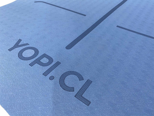 Imagen 2 de 2 de Mat De Yoga Eco | Yopi - Azul
