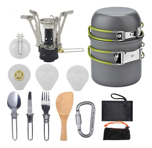 Productos Al Aire Libre Kit De Camping Ollas Y Utensilios