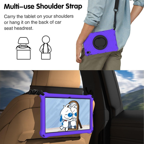 Funda A Prueba De Golpes Apta Para Motorola Tab G70 2022