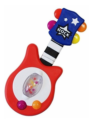 Imagen 3 de 4 de Guitarra De Rock -juguete Para Bebés - Sassy (sin Sonido)