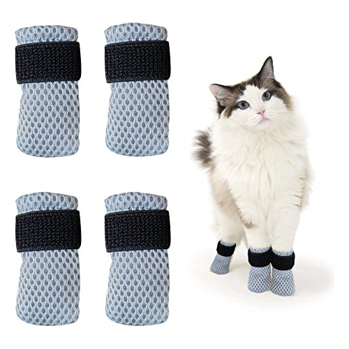 Botas Para Gatos, Fundas Para Patas, Fundas Antiarañazos Par