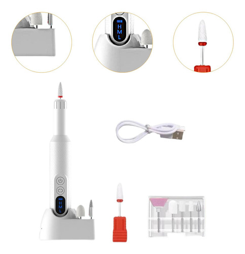 Taladro Eléctrico Para Uñas, Lima De Uñas, 15000 Rpm,