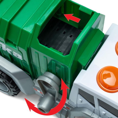 Tonka, Camión De La Basura De Manivela Y Arrastre - Fabri...