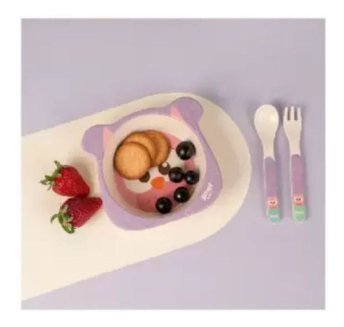 Imagem 4 de 4 de Kit Refeicao Zoop Bowl Zp00800 Coruja 3pcs