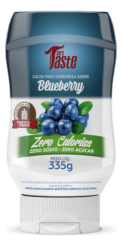 Calda De Blueberry - Zero Calorias - Mrs Taste