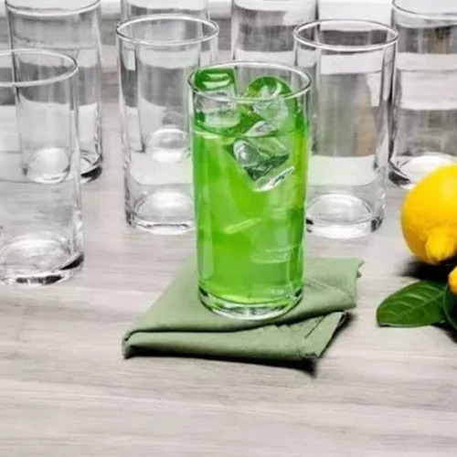 Kit Copos Long Drink Cylinder 350ml - Nadir - 7600 - 12 Pçs