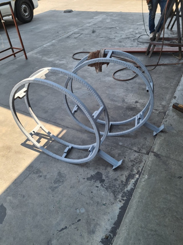 Anuncio Luminoso Circular 1 Metro Led Doble Cara Caja De Luz