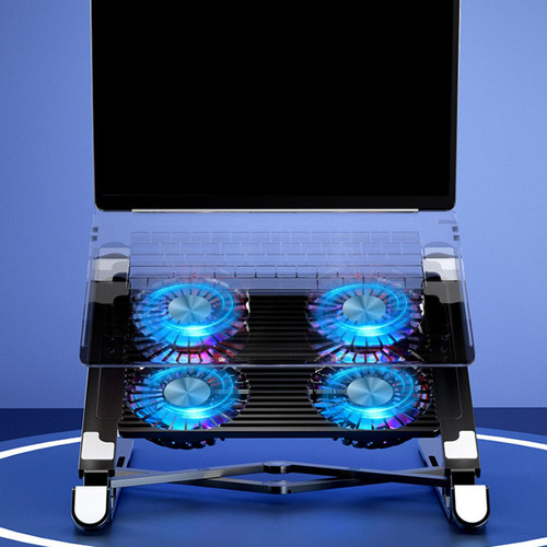 Soporte Para Computadora Portátil Con 4 Ventiladores De
