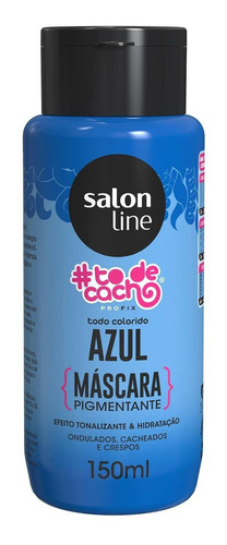 Máscara Efeito Tonalizante Azul To De Cacho Salon Line 150ml