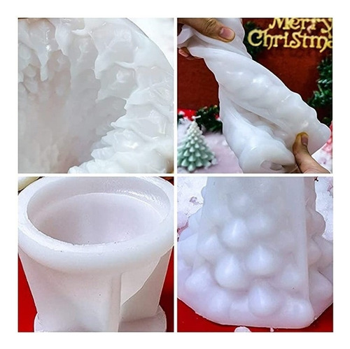 Moldes De Velas De Árvore De Natal, Decoração