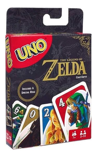 Zelda Uno Juego De Cartas Special Legend Rule Edición